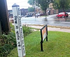 Peace Pole at YWCA